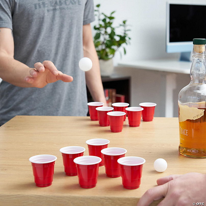 Beer Pong Cup Set Without Mat Drinking Games For Adults - Temu