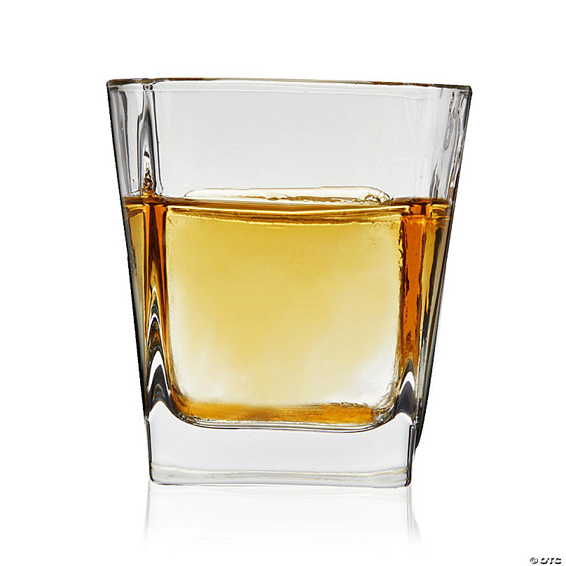 Luxury Square Rock Whiskey Glass