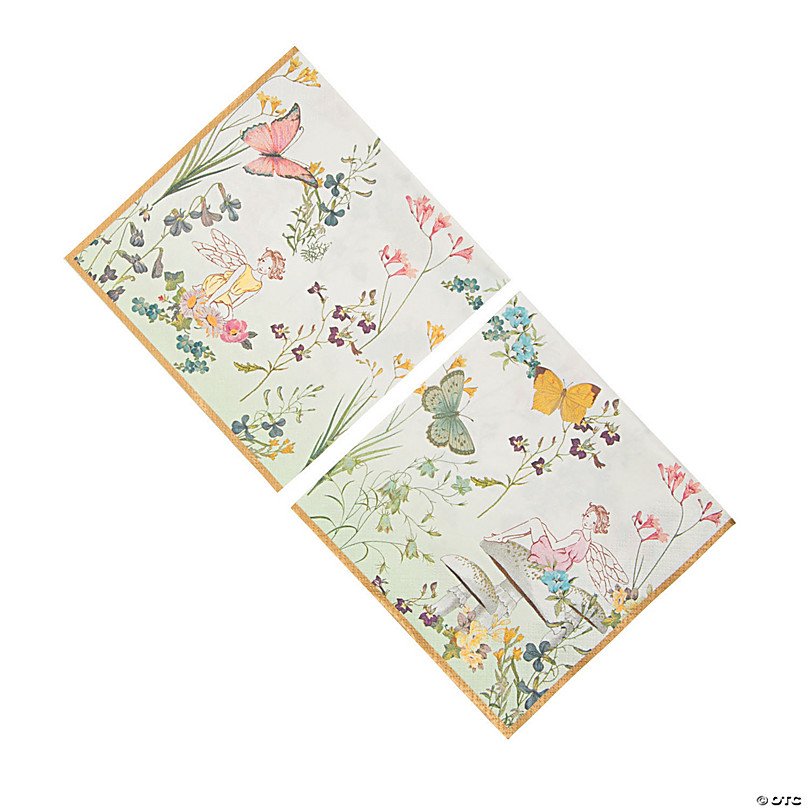 Truly Fairy with Butterflies Luncheon Napkins - 20 Pc. | Oriental