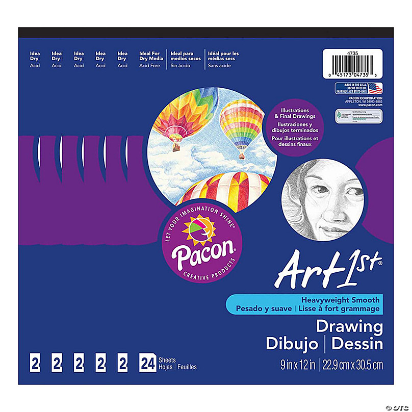 Pacon UCreate Poly Cover Sketch Books 12 x 9 75 Sheets Black Pack