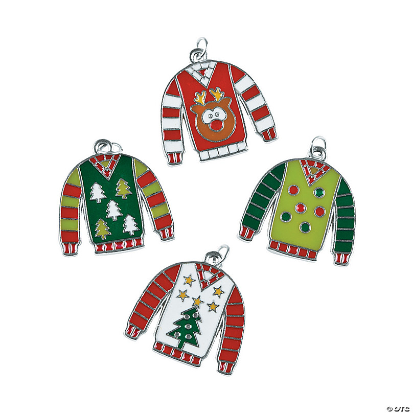 Ugly Sweater Charms, Christmas Sweater Clip