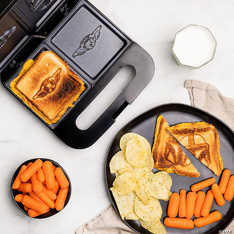 Uncanny Brands The Mandalorian Grilled Cheese Maker- Panini Press