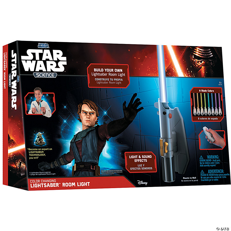 Lightsaber Room Light Uncle Milton Star Wars Science Obi-Wan Kenobi for sale online 
