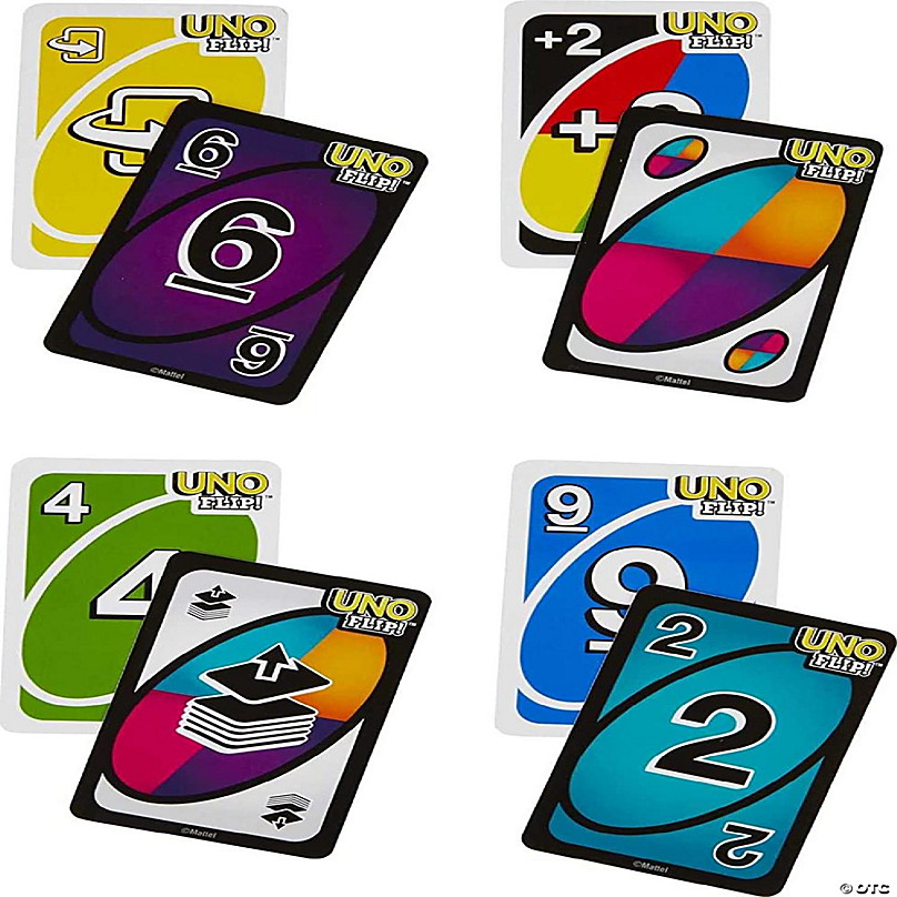 Mattel Games UNO Flip Splash Matching Card Game Featuring 112  Water Resistant 2-Sided Cards, Game Night, Gift Ages 7 Years & Older : Toys  & Games