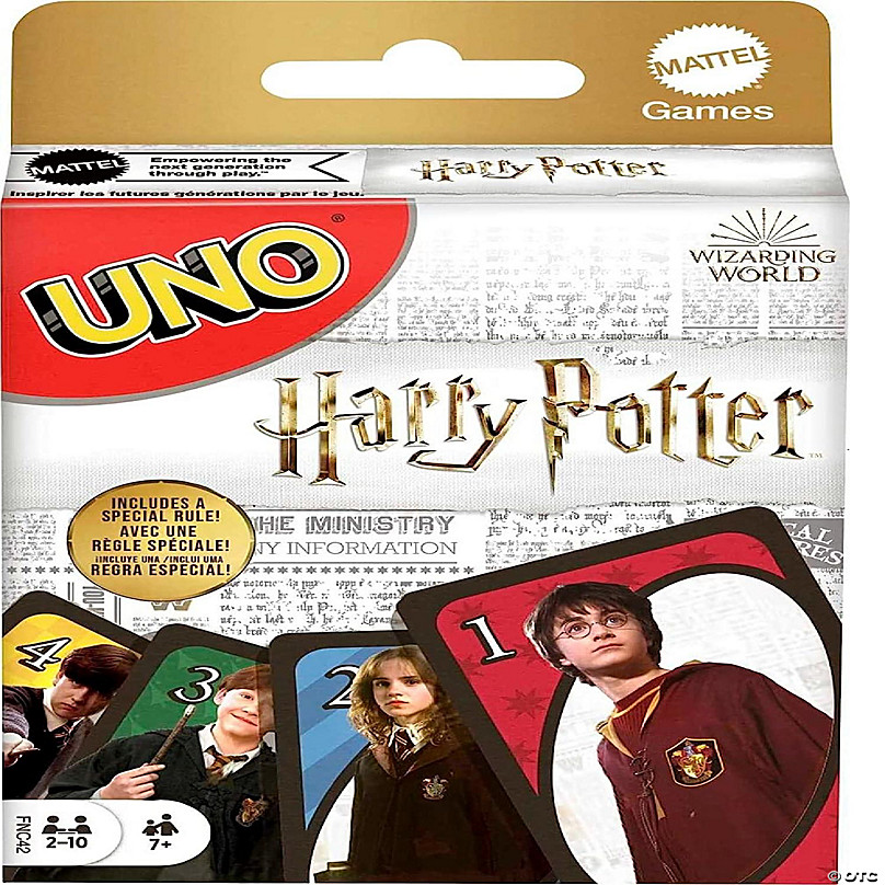 Uno Harry Potter Family Card Game - Multi-Colour FNC42 Mattel Games