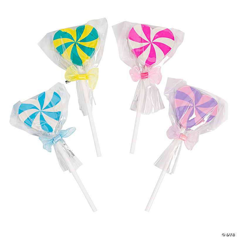scented pencil toppers 60pc - ice cream sweet scoop