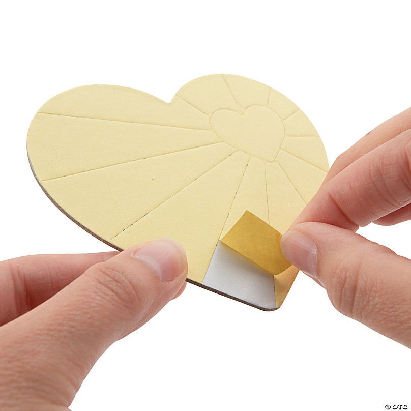 Rainbow Heart Tissue Paper Craft Kit- Makes 12