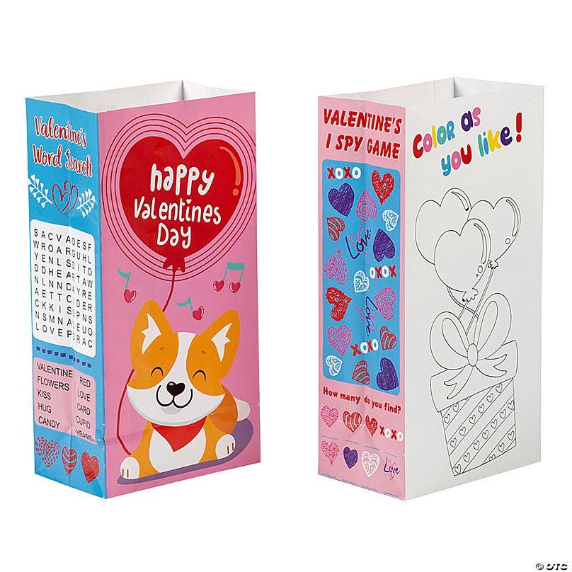 Food Necklace Valentine Exchanges with Card for 12