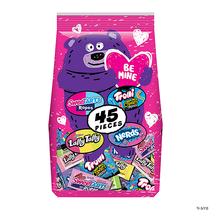 SweeTARTS Conversation Hearts Valentine's Day Candy | Sweet and Sour Candy  Individual Candy Boxes for Classroom Exchange, 1.5oz (Pack of 27)