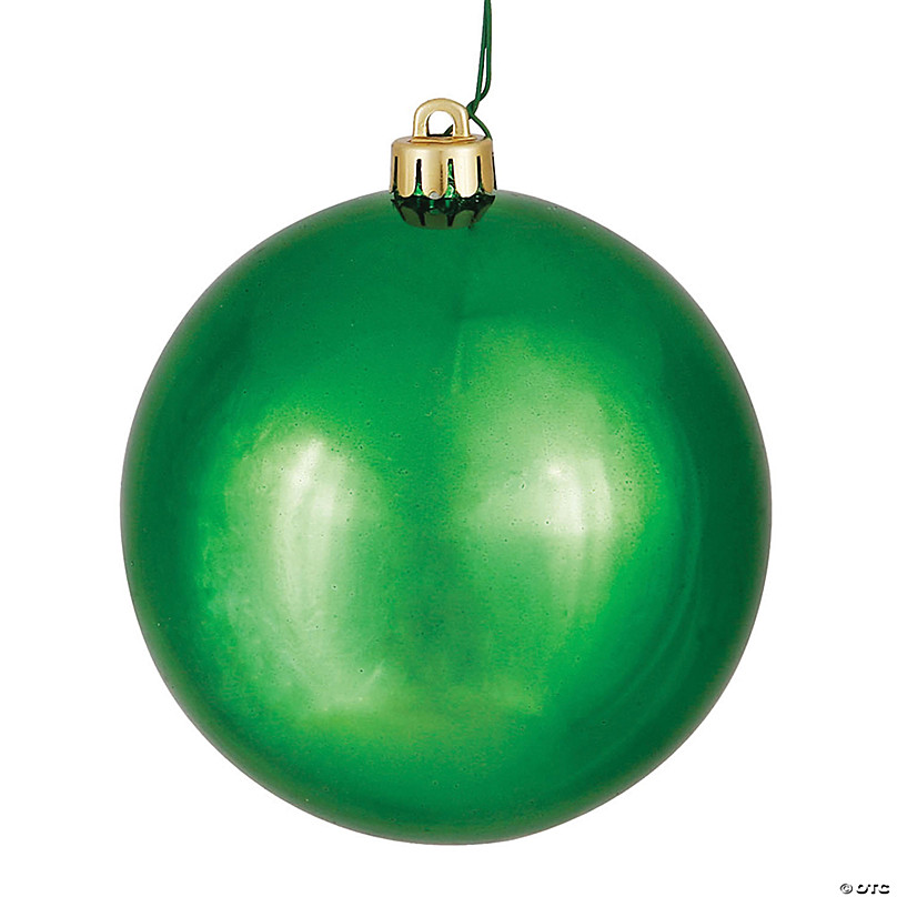 Vickerman 2.4 Turquoise Shiny Ball Ornament 60 per Box