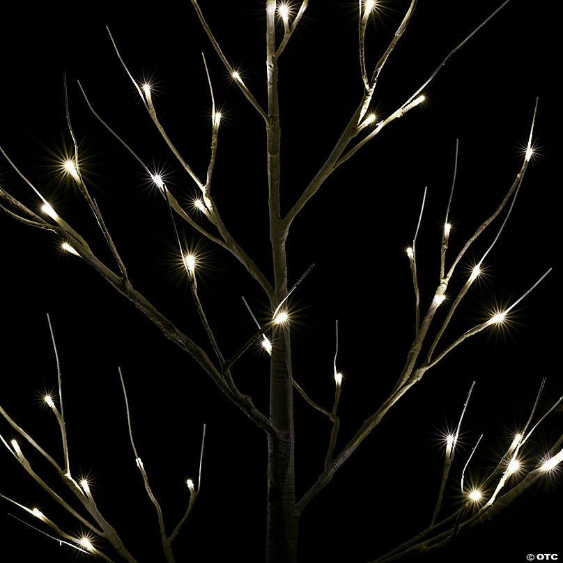 Northlight 4' White Birch LED Twig Tree