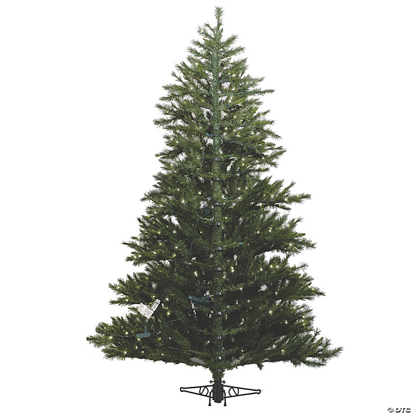 Vickerman 6.5' Westbrook Pine Half Christmas Tree with Clear Lights ...