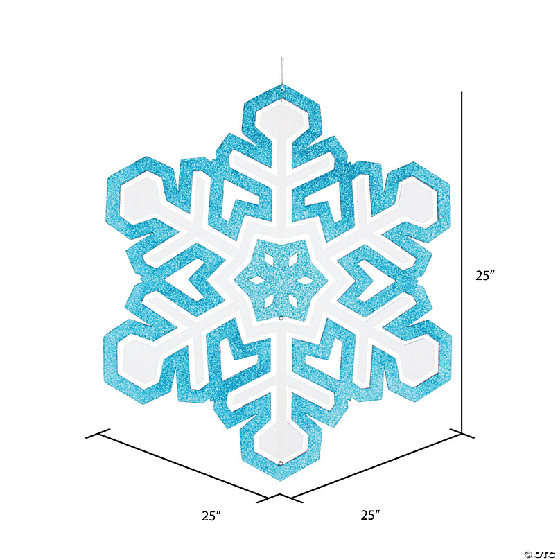 3D Foam Snowflakes - 093616012161