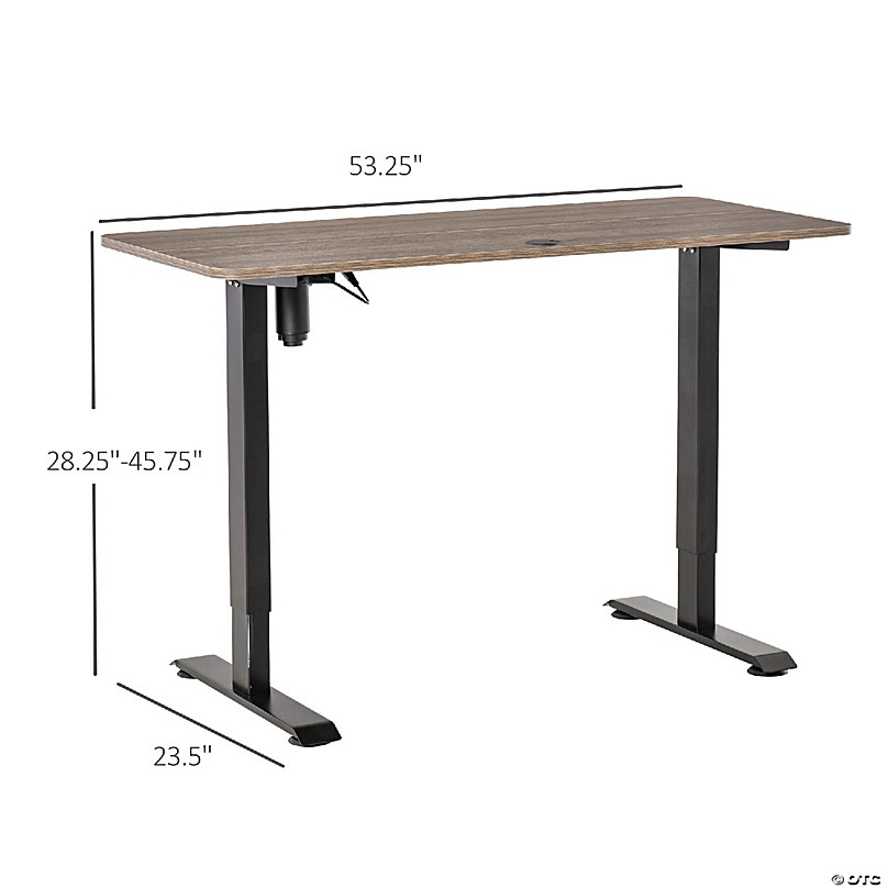 Vinsetto Electric Height Adjustable Standing Desk with 54