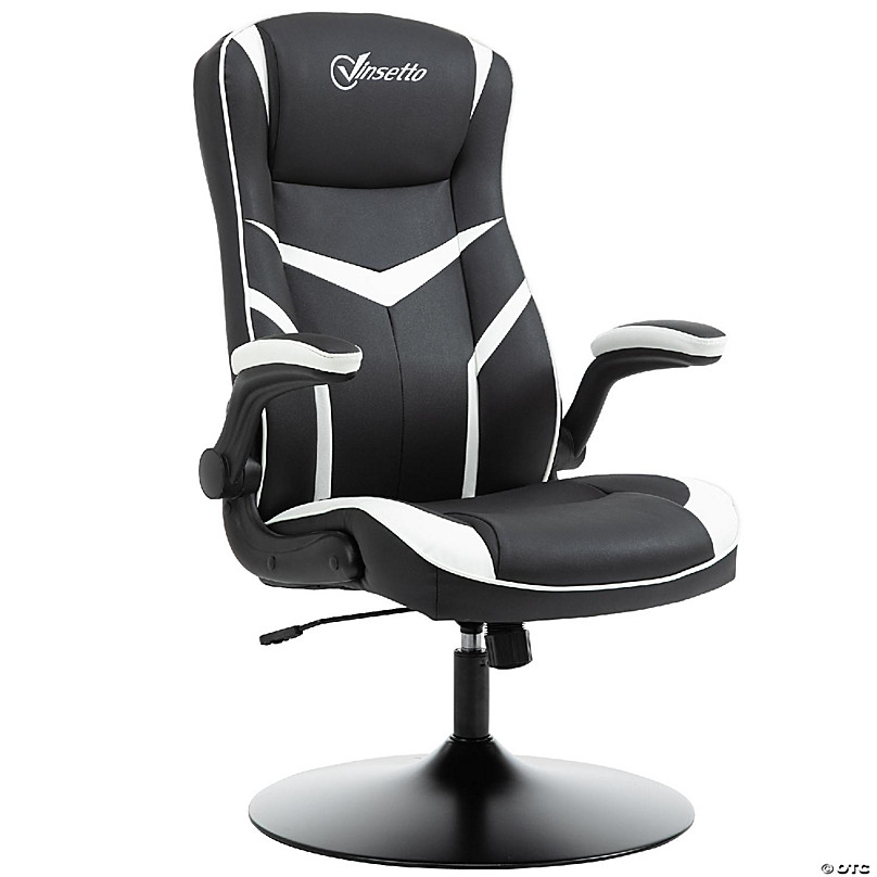 Vinsetto Chaise de gaming ergonomique avec base ronde hauteur