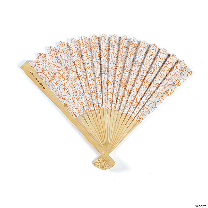 personalized oriental fans