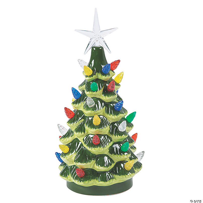 Vintage Lighted Ceramic Christmas Tree - Discontinued