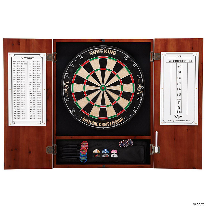 Dartboard Cabinet Handmade Viper Dartboard and Dart Are 