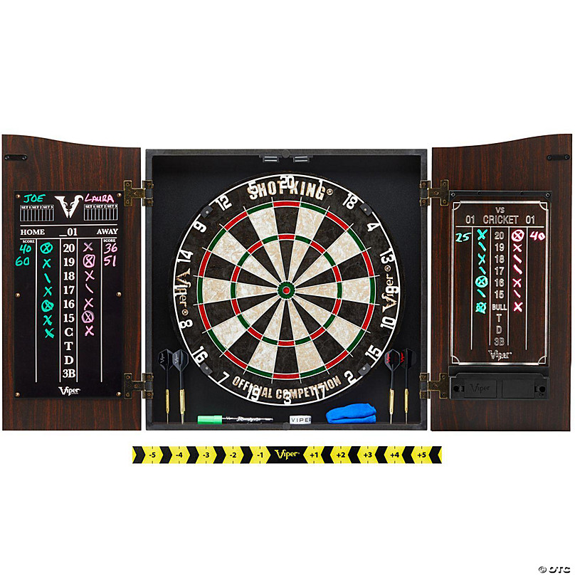 Dartboard Cabinet Handmade Viper Dartboard and Dart Are 