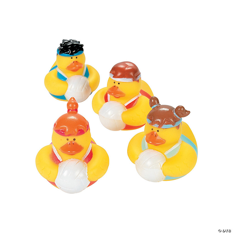 volleyball rubber ducks