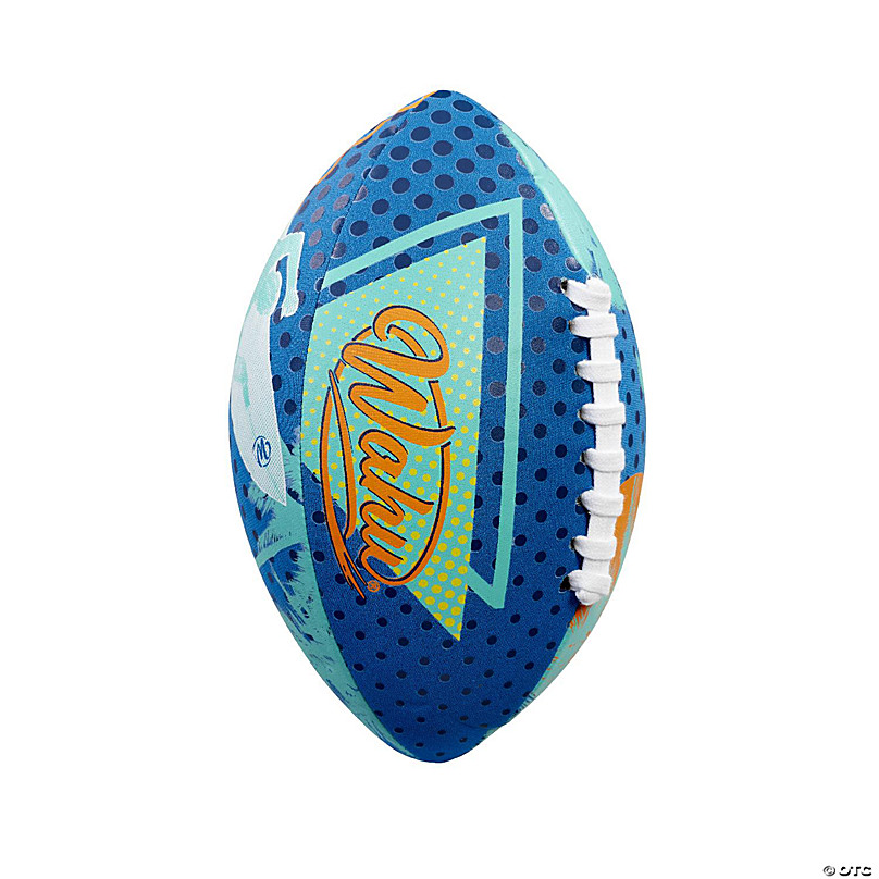 WAHU Football Blue - 100% Waterproof with Real Laces for Play in and Out of  Water