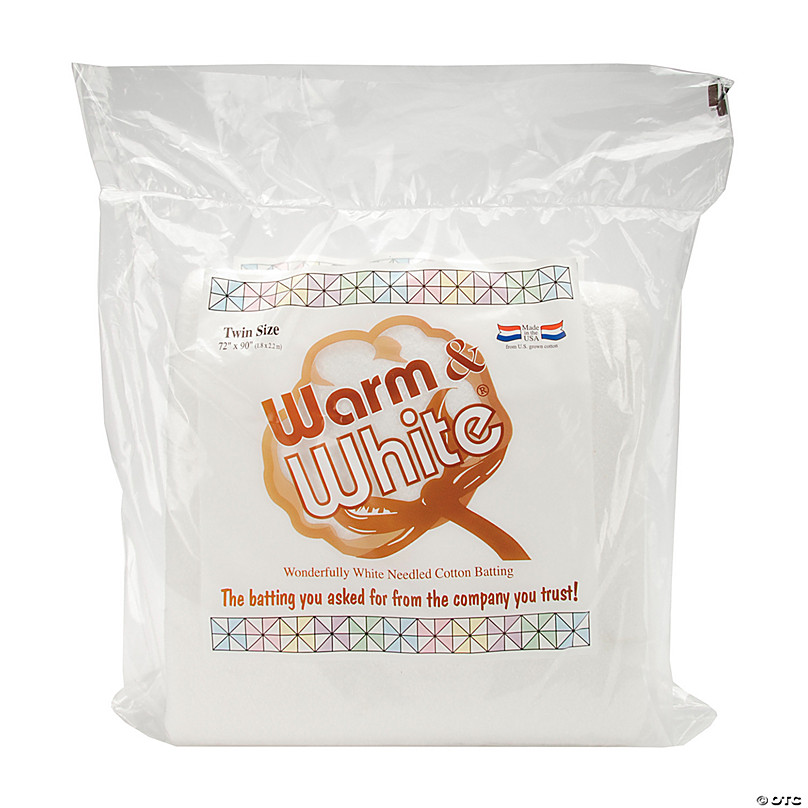 Warm Company - Warm & Natural Cotton Batting - Twin Size 72 x 90