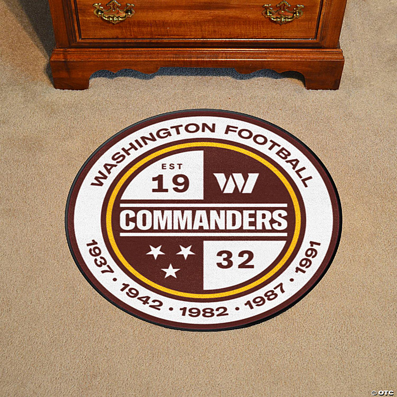 Kansas City Chiefs Roundel Rug - 27in. Diameter - KC Arrow Primary