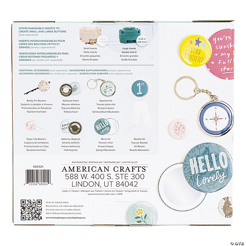 We R Memory Keepers® Button Press™ Small Paper Clip Kit