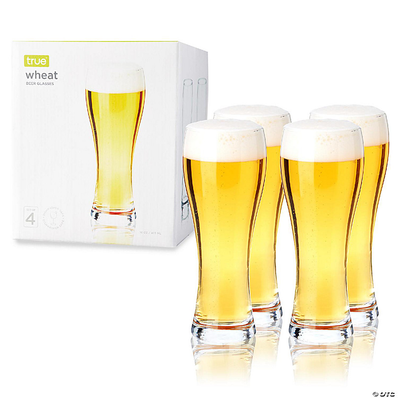 Unbreakable Beer Glasses 24oz - 100% Tritan - Set of 4 - Shatterproof, Reusable, Dishwasher Safe