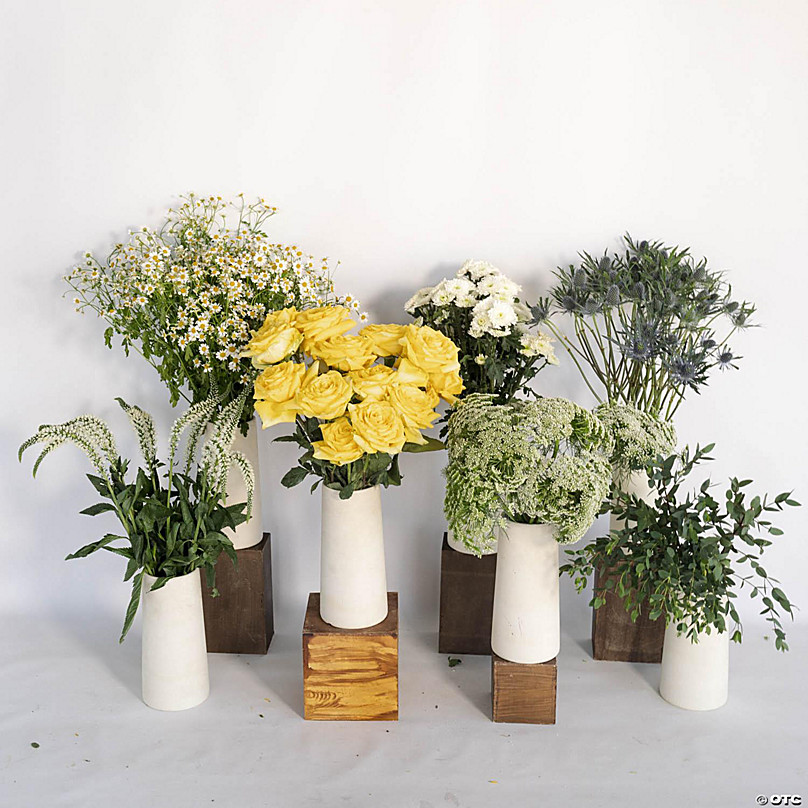 Bulk Flowers Fresh White and Bright Spring Bouquet