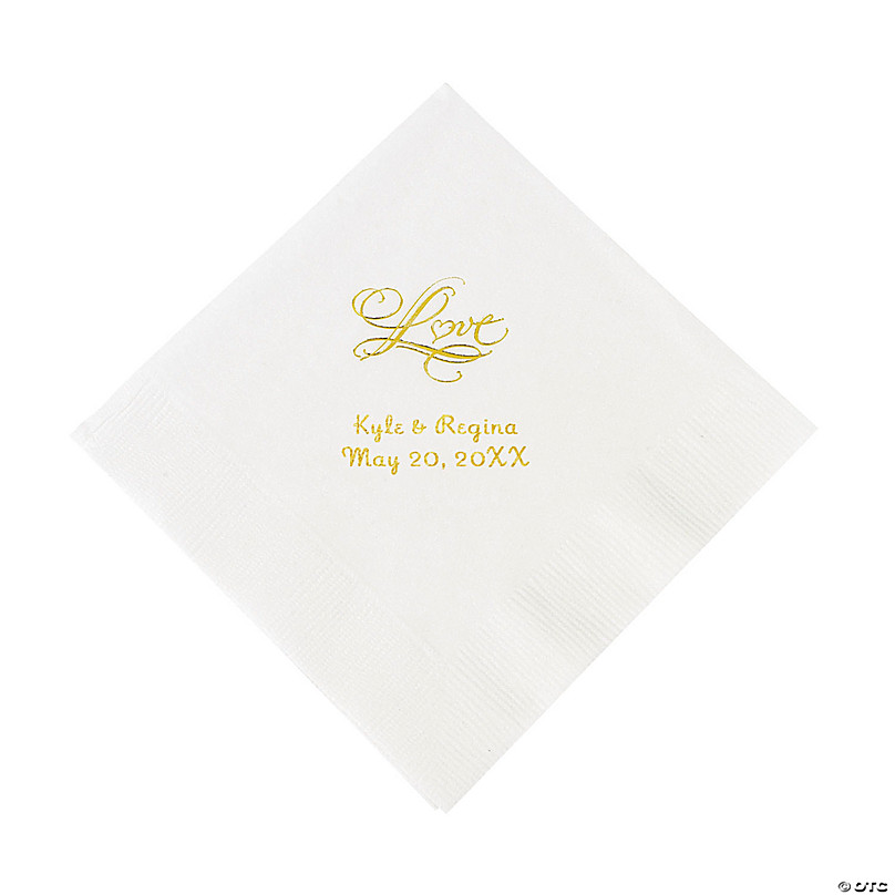 Party Birthday AooQie 200 Pack Napkins White with Gold Crown for Wedding 5 x 5 Inches Kitchen Dinner Cocktail Napkins/Serviettes/Paper with 2 Layers Lunch Anniversary,Prom Hotel Baby Shower