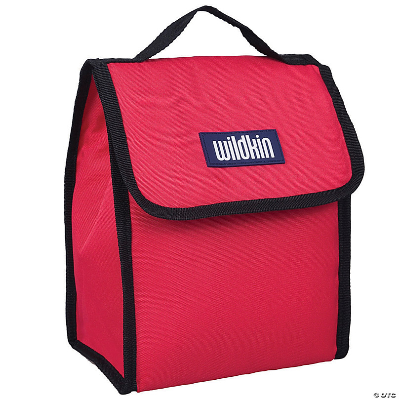 Wildkin Rainbow Hearts Two Compartment Lunch Bag - Black