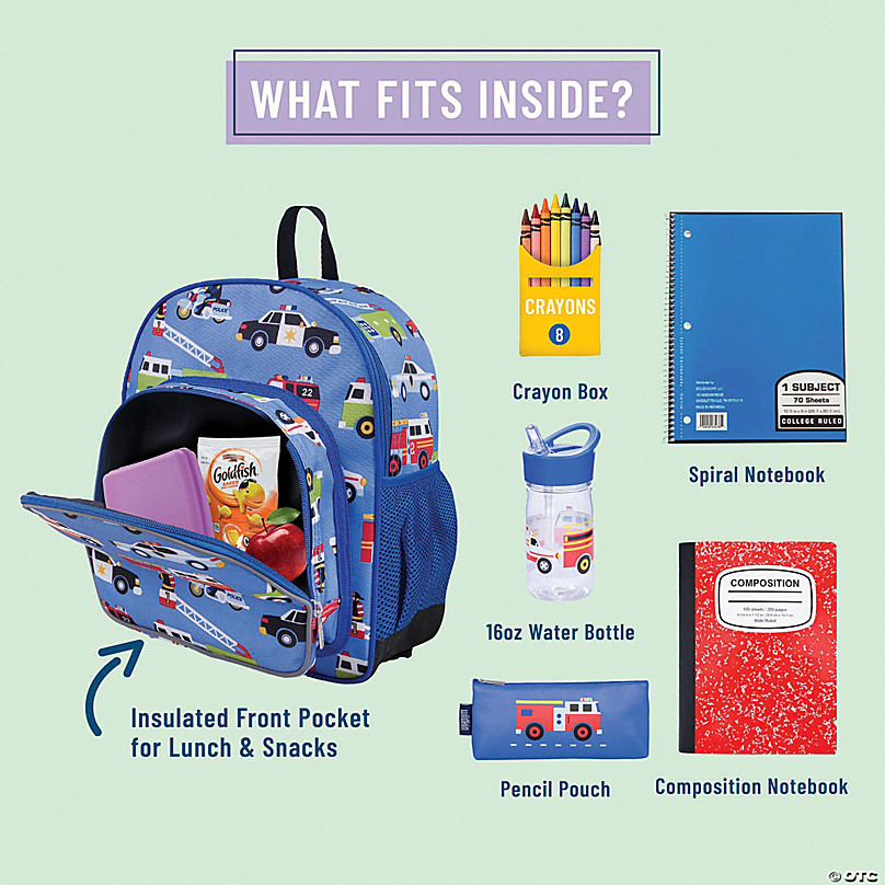 Wildkin Kids Insulated Lunch Box Bag (Heroes)