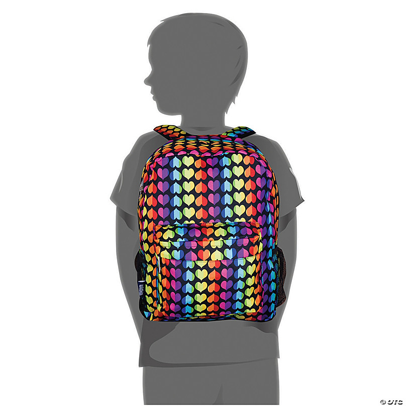 Wildkin Rainbow Hearts 16 inch Backpack