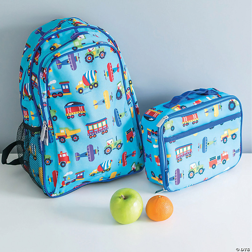 Wildkin Trains Planes & Trucks 16 inch Backpack