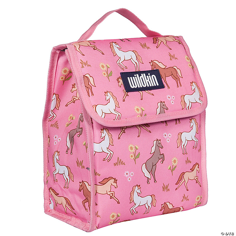 Wildkin Rainbow Unicorns Day2Day Lunch Box Pink