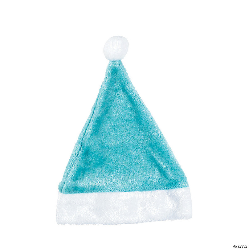 blue santa hats bulk