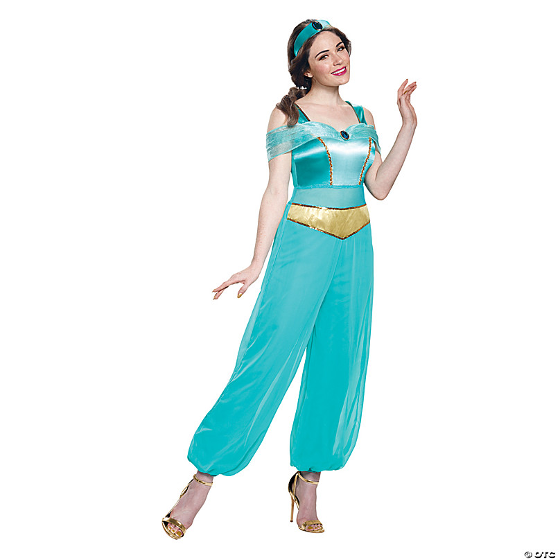 Aladdin Jasmine Teal Deluxe Toddler Costume