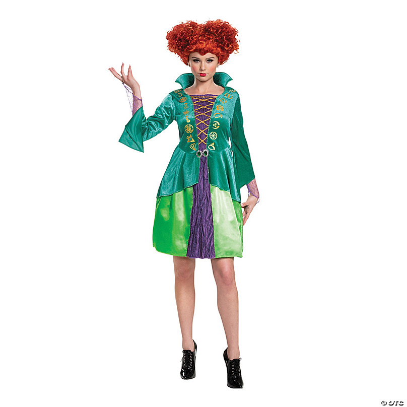 Spirit Halloween Hocus Pocus Tween Winifred Sanderson Costume | Officially Licensed | Group Costume | Witch Cosplay | Disney