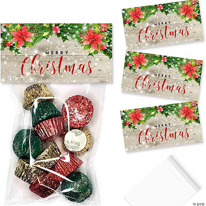 40ct Christmas Cocoa Bag Toppers by AmandaCreation