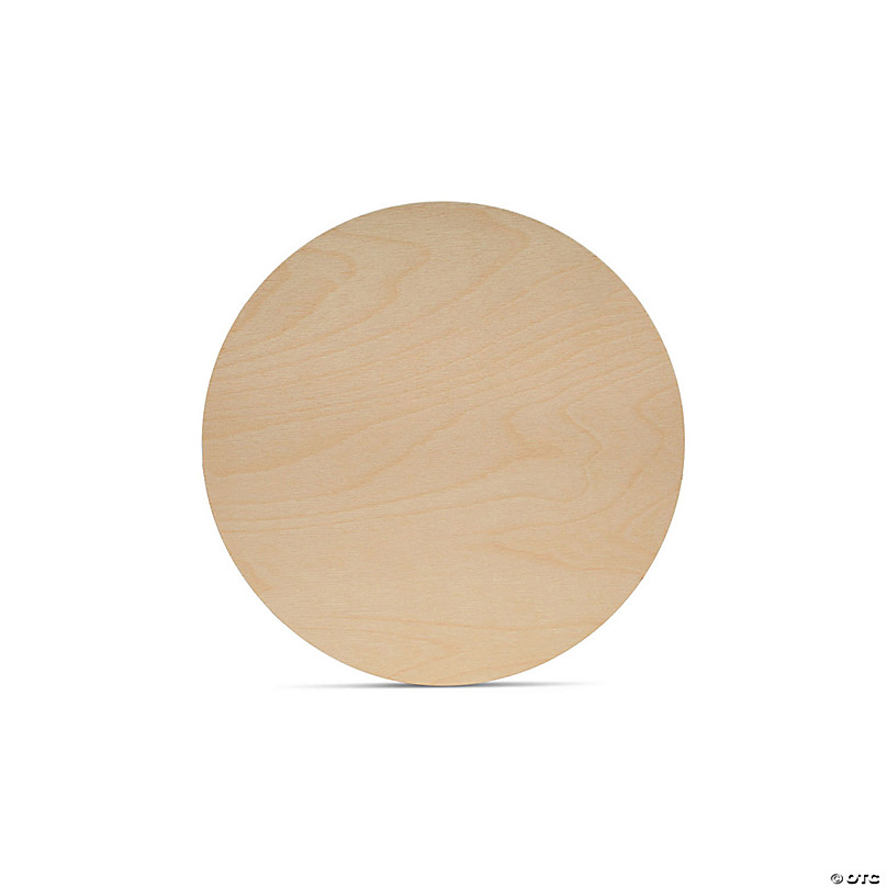 Wood Discs for Crafts, 5 x 1/16 inch, Pack of 500 Unfinished Wood Circles, by Woodpeckers