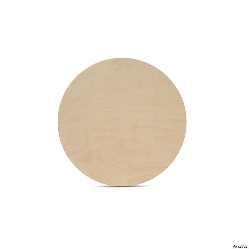 Wood Circles 14 inch 1/2 inch Thick, Unfinished Birch Plaques, Pack of 5  Wooden Circles for Crafts and Blank Sign Rounds, by Woodpeckers 