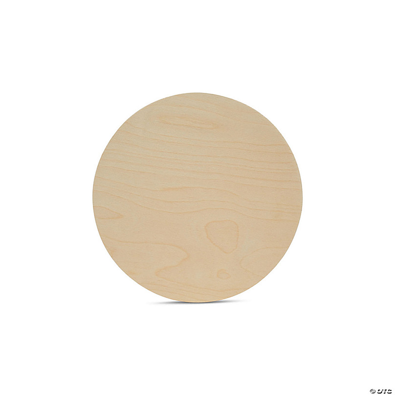 Bulk Wood Circles - 1/2 Inch Thick - Unfinished Wood Circle