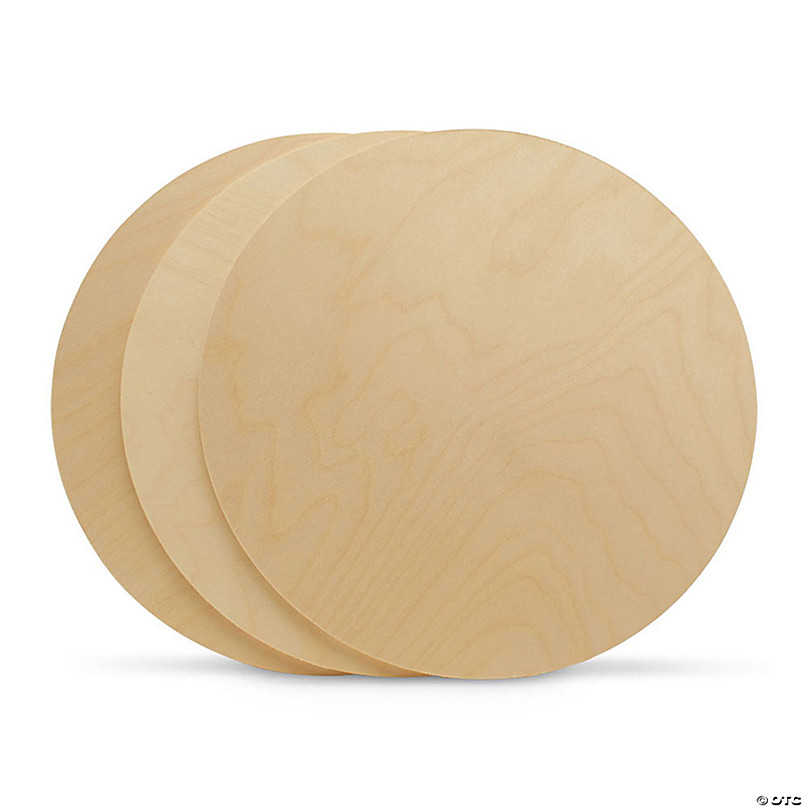 Bulk Wood Circles - 1/2 Inch Thick - Unfinished Wood Circle | Wood Round |  DIY | Door Hanger | Sign 