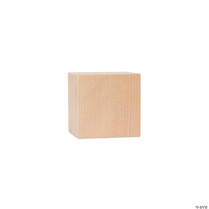 Unfinished Wood Craft Cubes 1 inch, Pack of 100 Small Wooden Blocks to  Decorate, Wooden Cubes for Crafts and Decor, by Woodpeckers 