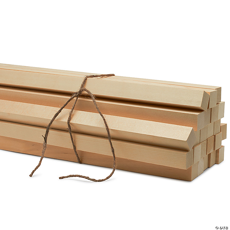 Woodpeckers 1/4 inch x 36 inch Wooden Dowel Rods Bag of 100 Unfinished Hardwood Dowel Sticks.
