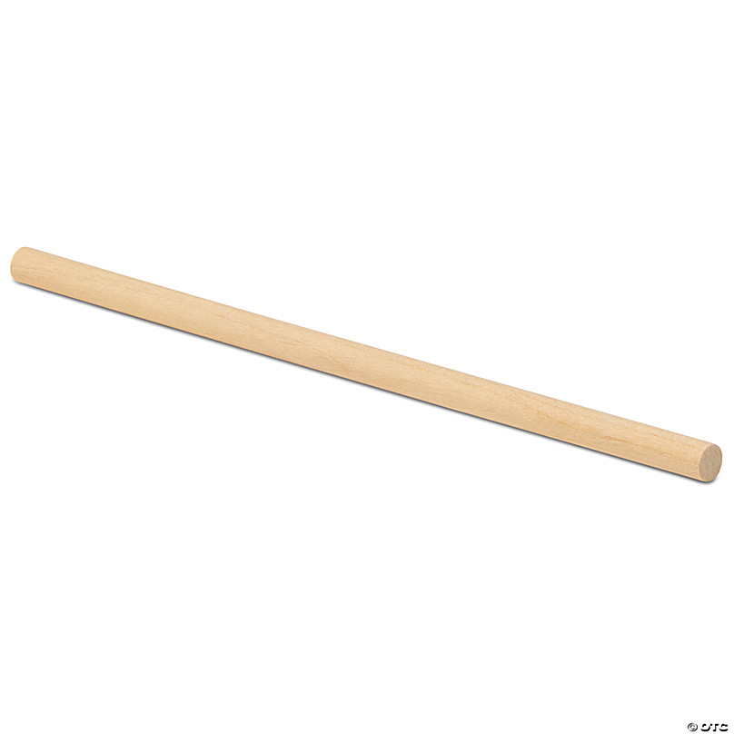 Dowel Rods Wood Sticks Wooden Dowel Rods - 1/4 x 36 Inch Unfinished Hardwood  Sticks - for Crafts and DIYers - 25 Pieces by Woodpeckers 
