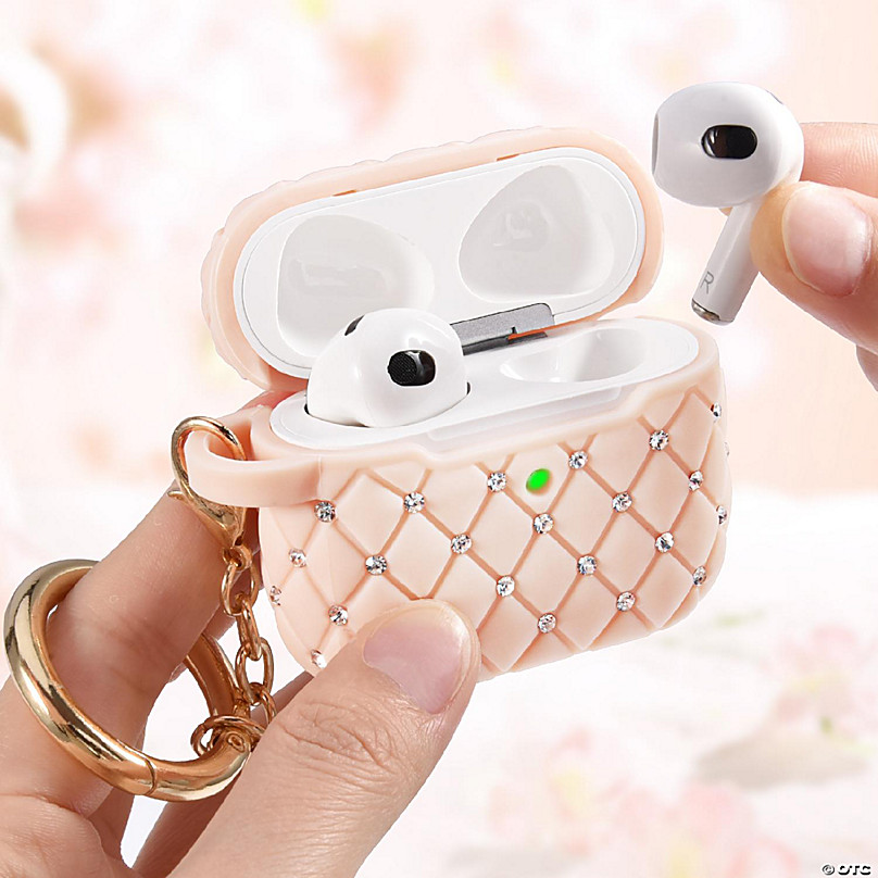 OLEBAND Airpods 3rd Generation Case with Cute Bling Keychain