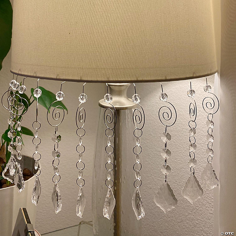 Acrylic Crystal Garland Decorations Hanging Strand Bead Chandelier