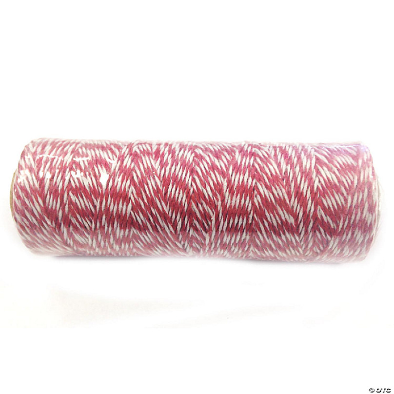 Wrapables 12ply 110 Yard Red Cotton Baker's Twine Ribbon Twine for